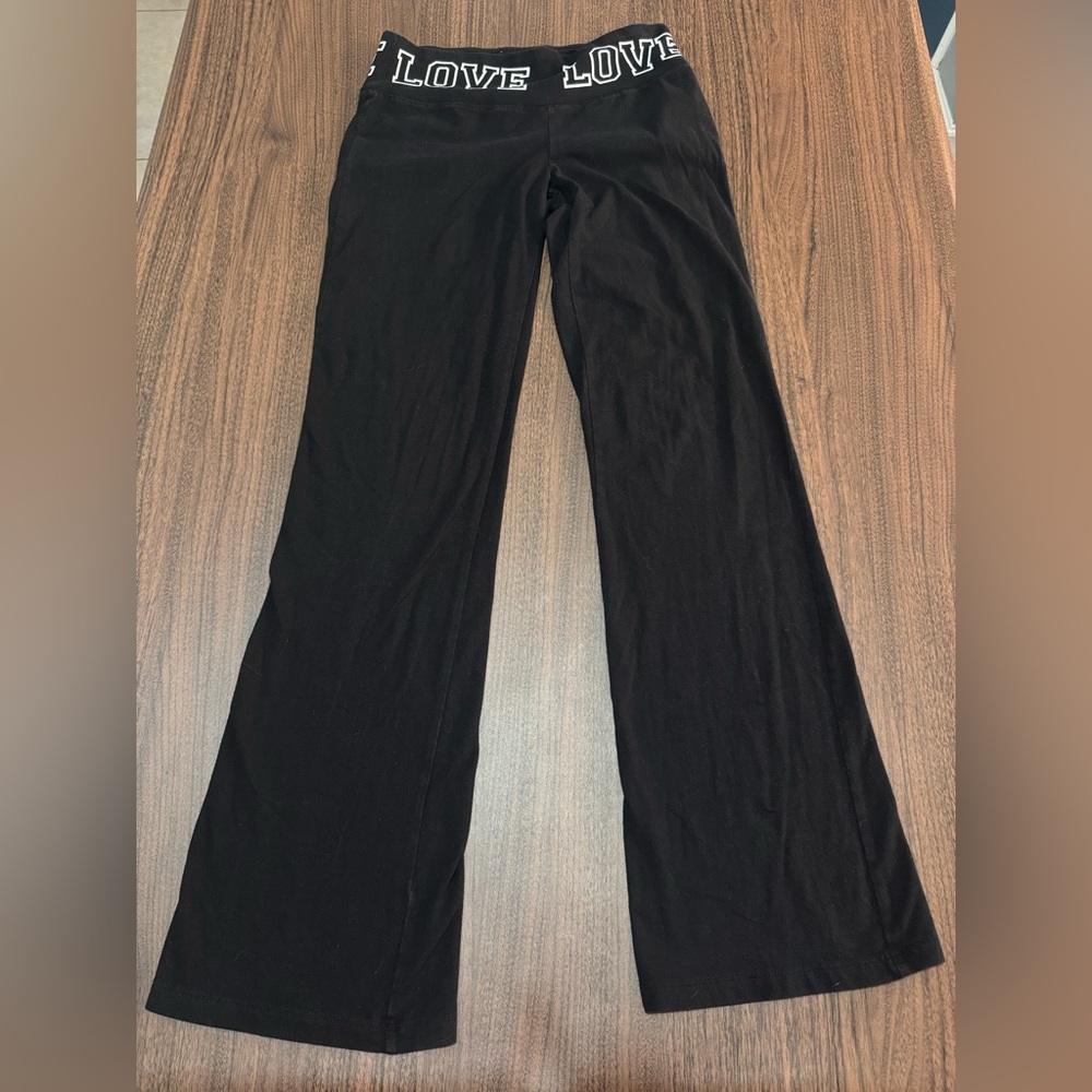 SO Black Graphic Pants